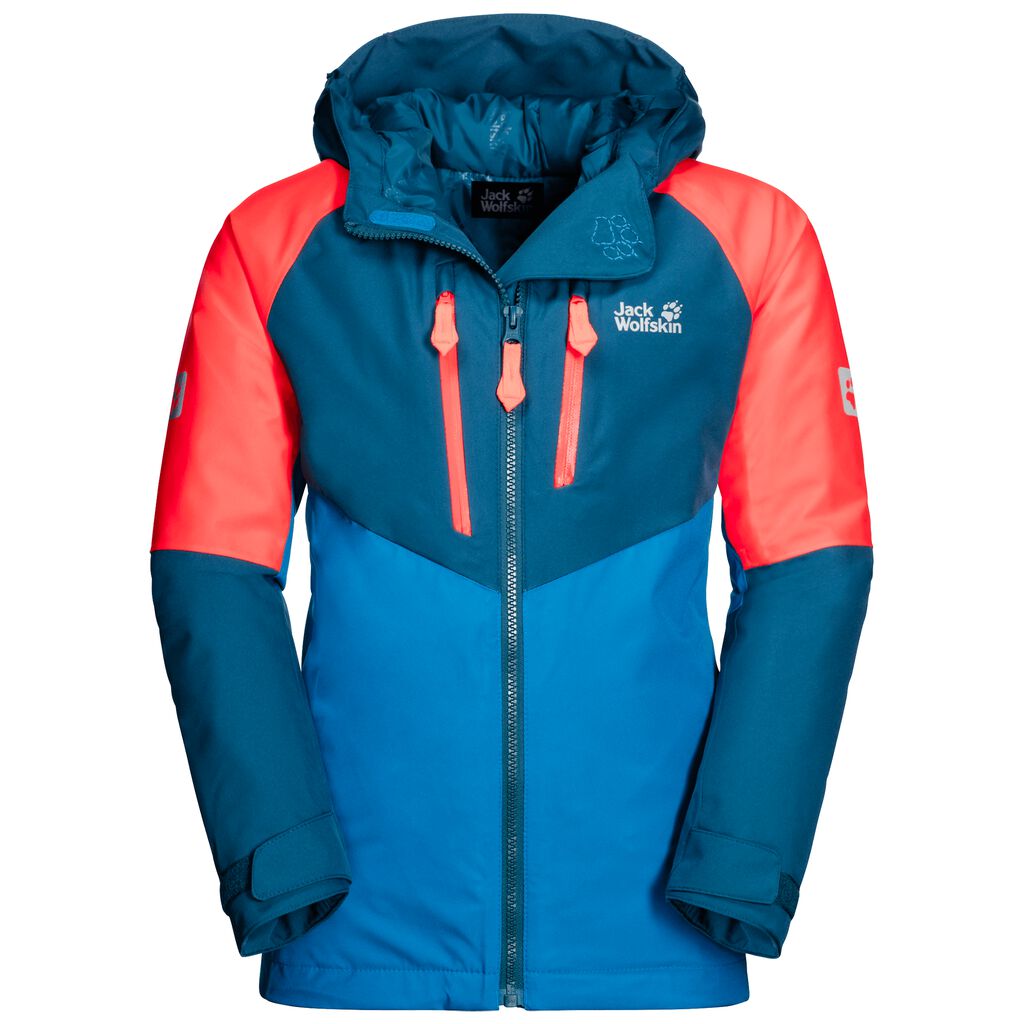 Jack Wolfskin GREAT SNOW αδιάβροχο μπουφάν παιδικά βαθυ μπλε | GR1873910